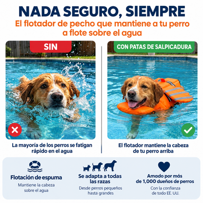 PawliSplash™ Life Vest with Chin Flotation
